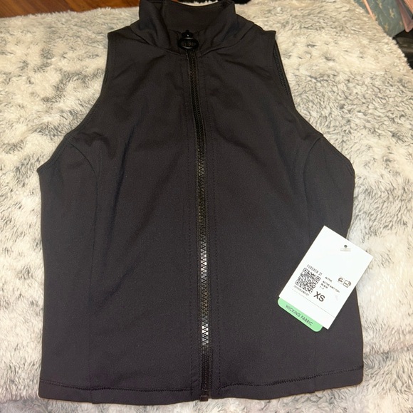 Activewear Zip Up Halter Top - Picture 1 of 1
